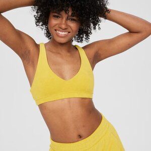 Aerie Summer Lights Terry Sports Bra / Bra Top / Bralette - Shade: Royal Navy